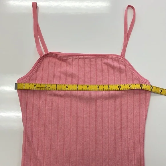 NEW • Pink Rib Knit Bodysuit - Picture 10 of 14